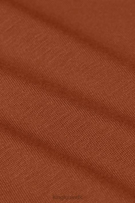 Kvinder amalia top ecovero lys King Louie cognac appelsin beklædning 60B434