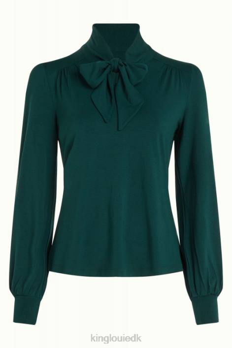 Kvinder amalia top ecovero lys King Louie fyrregrøn beklædning 60B436