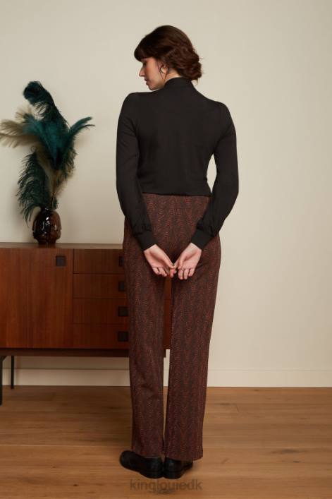 Kvinder amalia top ecovero lys King Louie sort beklædning 60B435