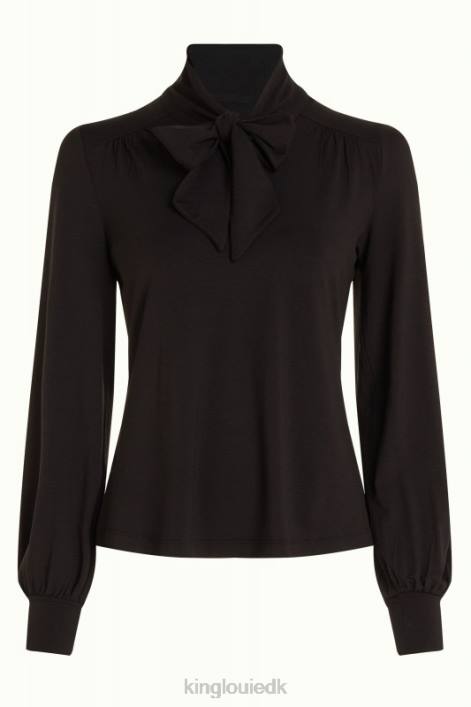 Kvinder amalia top ecovero lys King Louie sort beklædning 60B435