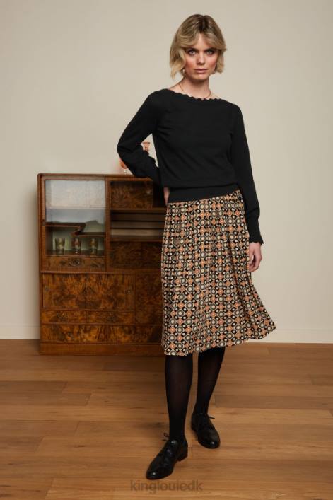 Kvinder arianna plisseret nederdel ozzy King Louie marcipan beklædning 60B4151