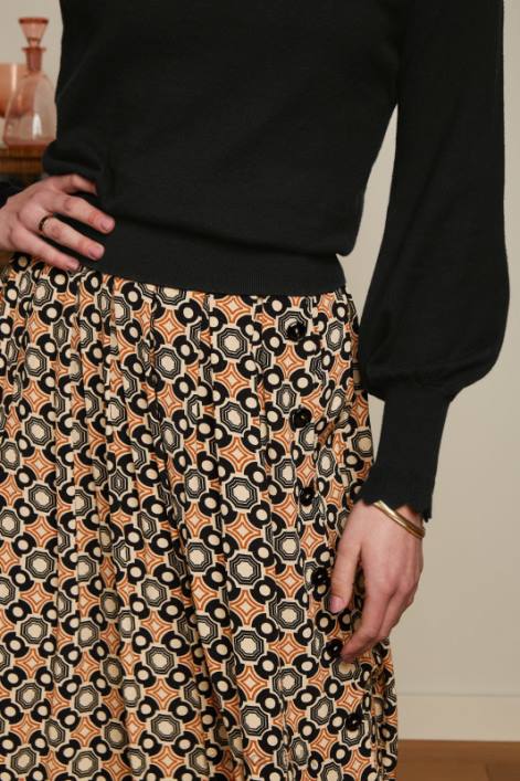 Kvinder arianna plisseret nederdel ozzy King Louie marcipan beklædning 60B4151