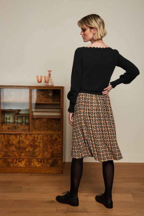 Kvinder arianna plisseret nederdel ozzy King Louie marcipan beklædning 60B4151