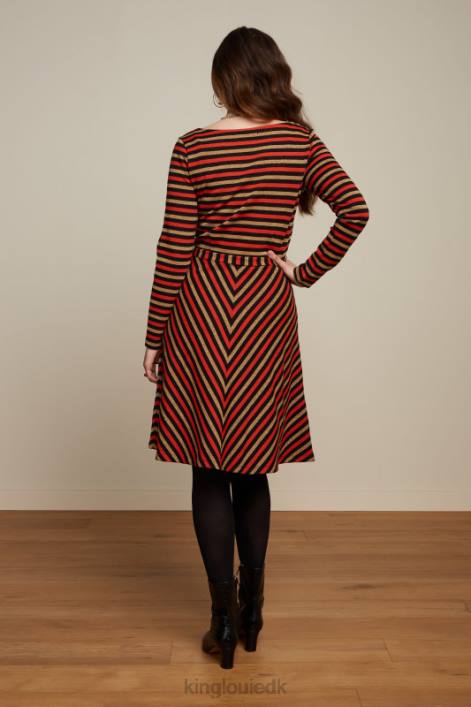 Kvinder betty dress spritz King Louie krydret appelsin beklædning 60B424