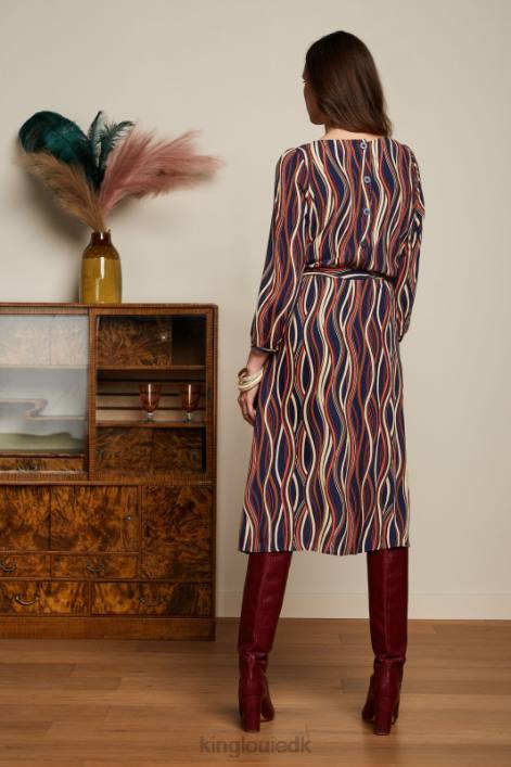 Kvinder betty kjole merrill King Louie blå beklædning 60B416