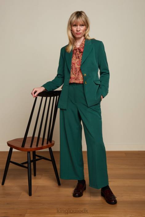 Kvinder bianca blazer broadway King Louie fyrregrøn beklædning 60B4183