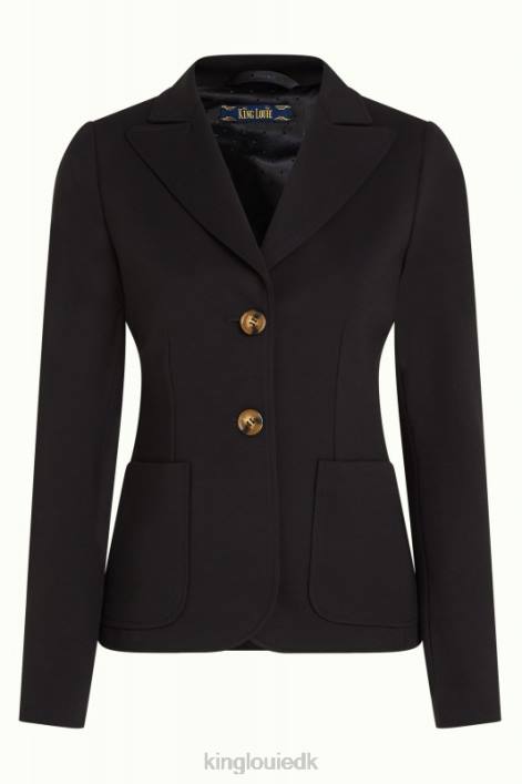 Kvinder bibi blazer uni rodeo King Louie sort beklædning 60B4181