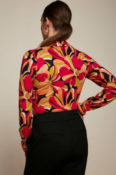 Kvinder bluse elsker King Louie sort beklædning 60B4115