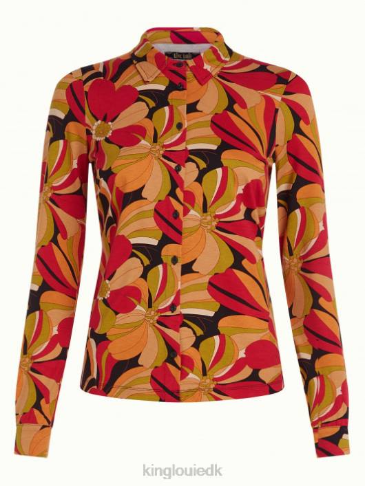 Kvinder bluse elsker King Louie sort beklædning 60B4115