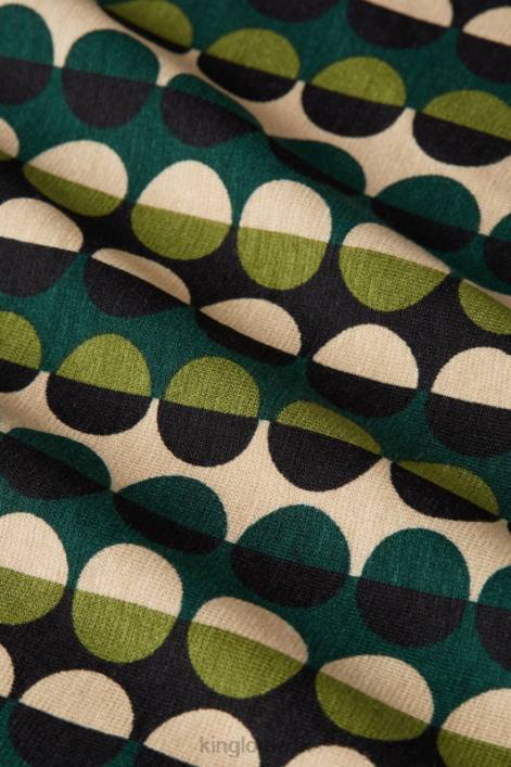 Kvinder bluse quincy King Louie fyrregrøn beklædning 60B4113