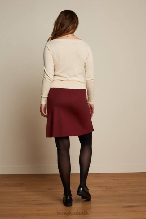 Kvinder border nederdel milano uni King Louie brik rød beklædning 60B4171