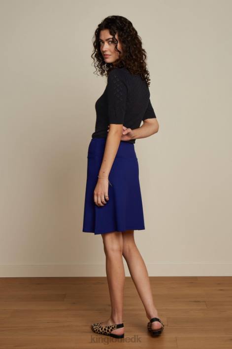 Kvinder border nederdel milano uni King Louie ertefrakke blå beklædning 60B4168