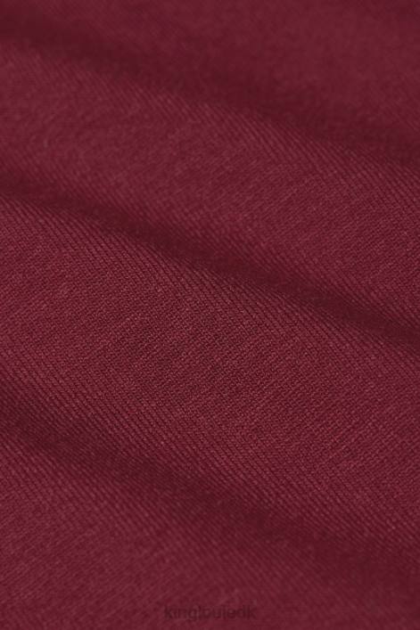 Kvinder carina bluse ecovero light King Louie cabernet rød beklædning 60B4135