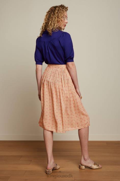 Kvinder carina bluse ecovero light King Louie dyb blå beklædning 60B4139