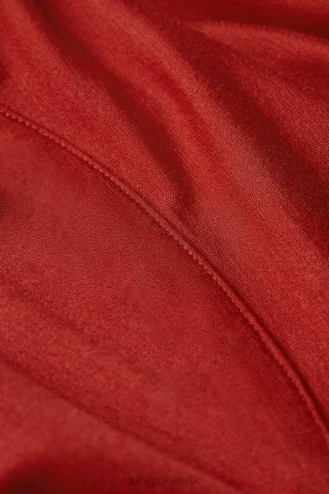 Kvinder carina bluse ecovero light King Louie sienna rød beklædning 60B4140