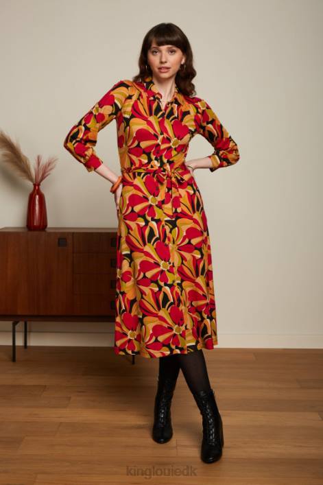 Kvinder carina kjole elsker King Louie sort beklædning 60B412