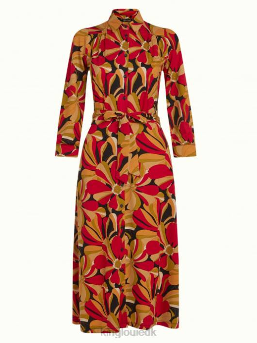 Kvinder carina kjole elsker King Louie sort beklædning 60B412