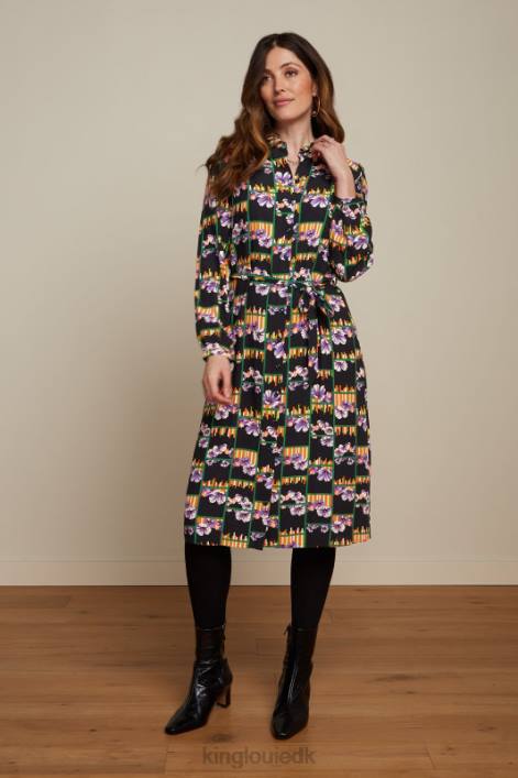 Kvinder carina kjole rebelle King Louie sort beklædning 60B420