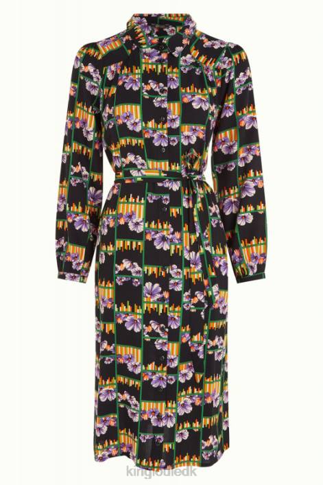 Kvinder carina kjole rebelle King Louie sort beklædning 60B420