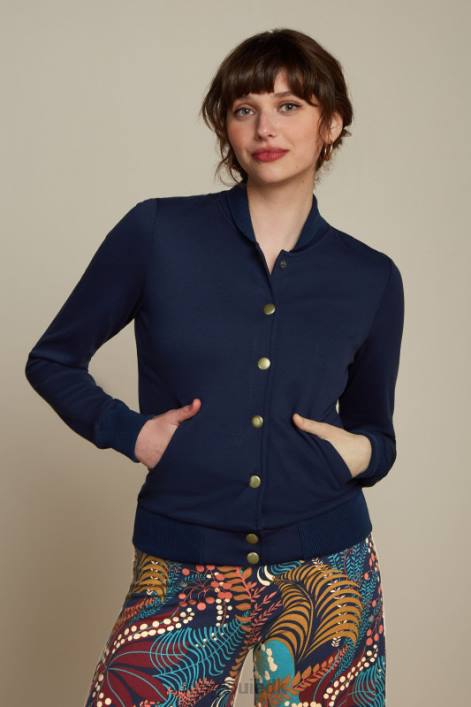 Kvinder cleo jakke milano uni King Louie aften blå beklædning 60B4176