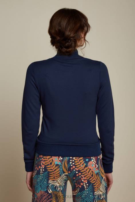 Kvinder cleo jakke milano uni King Louie aften blå beklædning 60B4176