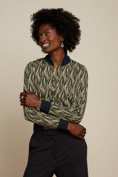 Kvinder cleo jakke sejr King Louie blå beklædning 60B4184