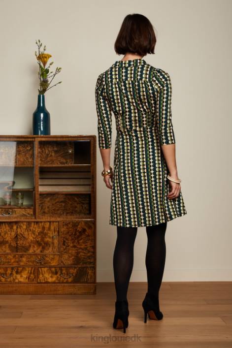 Kvinder diner kjole quincy King Louie fyrregrøn beklædning 60B49