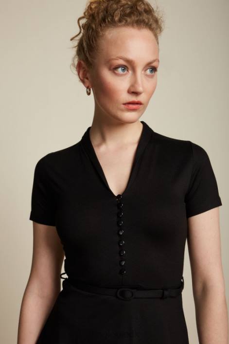 Kvinder emmy kjole ecovero classic King Louie sort beklædning 60B431