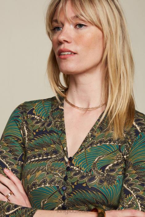 Kvinder emmy kjole venus King Louie blå beklædning 60B46