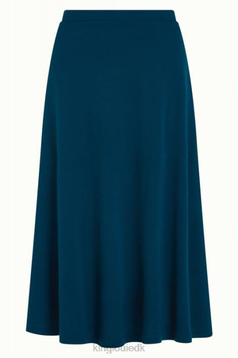 Kvinder juno nederdel milano crepe King Louie dam blå beklædning 60B4164