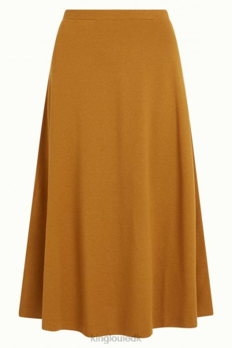 Kvinder juno nederdel milano crepe King Louie gyldenbrun beklædning 60B4163
