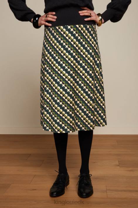 Kvinder juno nederdel quincy King Louie fyrregrøn beklædning 60B4147