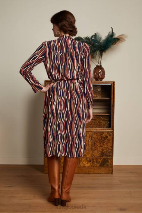 Kvinder lalia kjole merrill King Louie blå beklædning 60B417