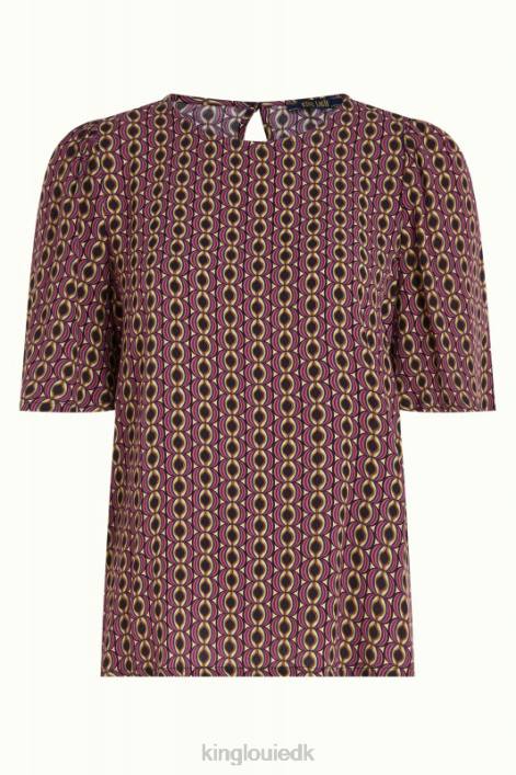 Kvinder lizzy top hoopah King Louie mesa pink beklædning 60B441