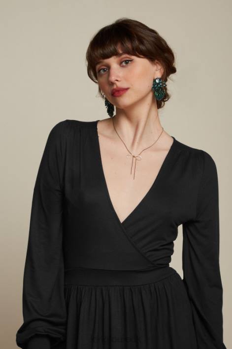 Kvinder loretta kjole ecovero classic King Louie sort beklædning 60B42