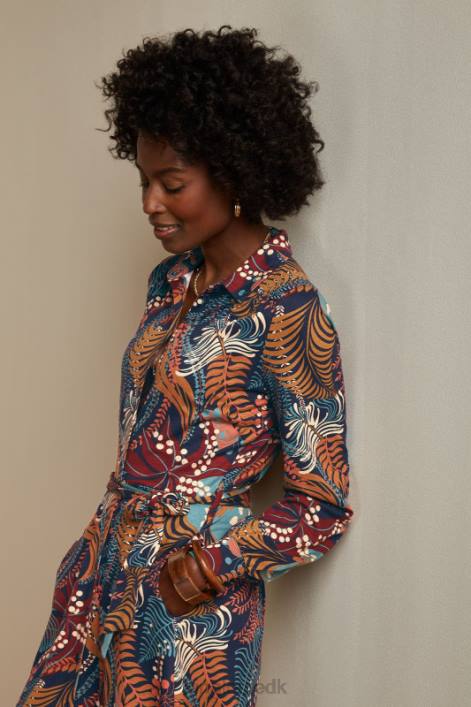 Kvinder maisie kjole nattergal King Louie blå beklædning 60B411