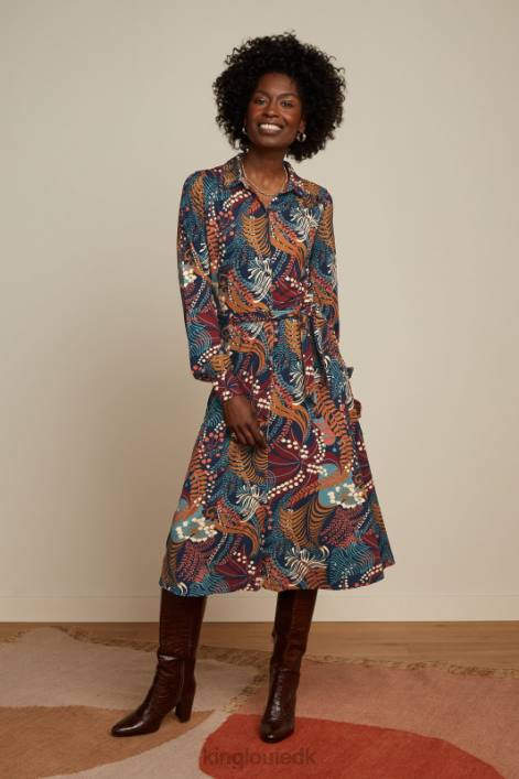 Kvinder maisie kjole nattergal King Louie blå beklædning 60B411