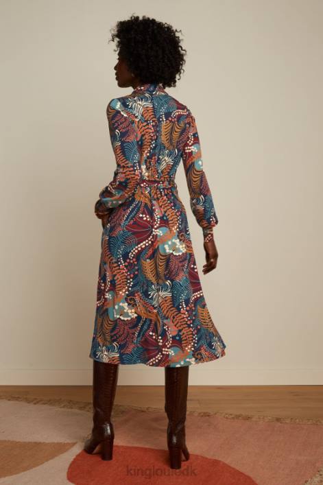 Kvinder maisie kjole nattergal King Louie blå beklædning 60B411