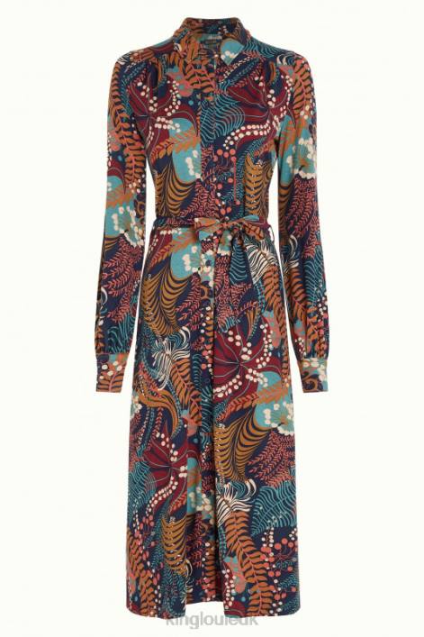 Kvinder maisie kjole nattergal King Louie blå beklædning 60B411