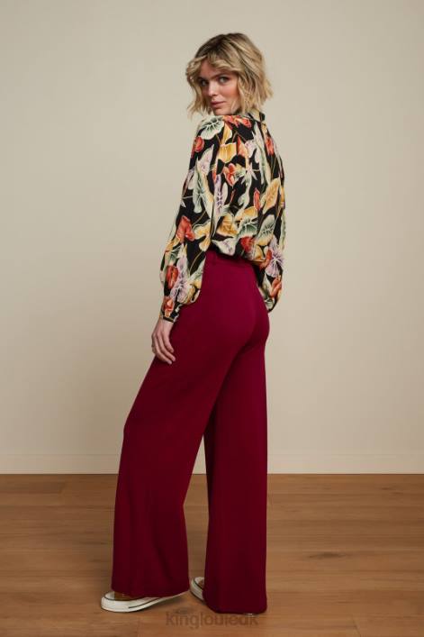 Kvinder marisa bluse marmora King Louie sort beklædning 60B4129