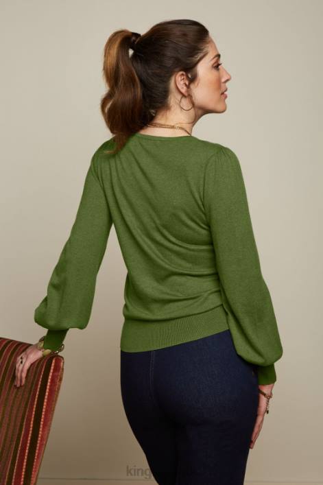 Kvinder maya top kokon King Louie posey grøn beklædning 60B475