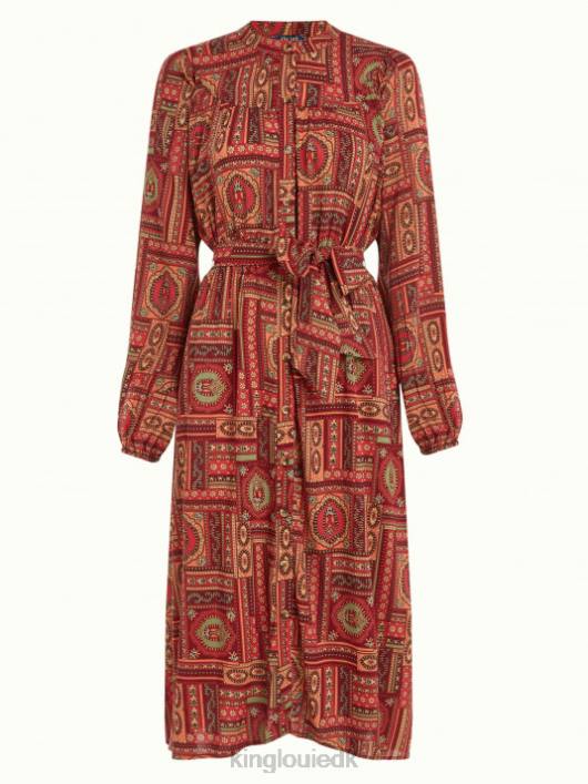 Kvinder nala kjole balthazar King Louie cabernet rød beklædning 60B419