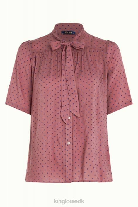 Kvinder orlane bluse la belle King Louie mesa pink beklædning 60B4121