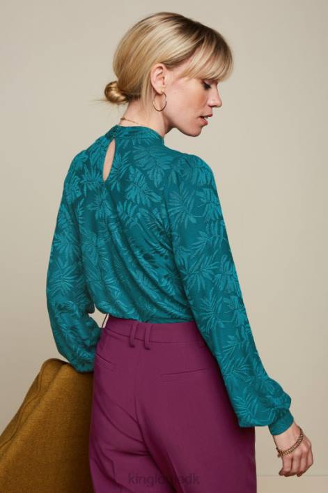 Kvinder phoebe top pop-up King Louie antik grøn beklædning 60B443