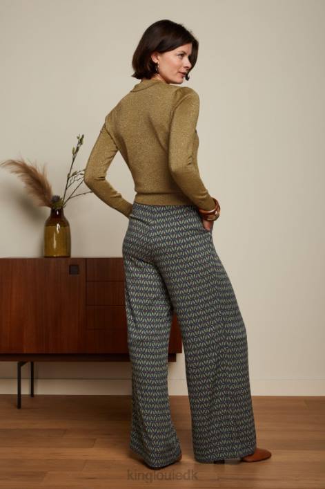 Kvinder polo flæse top lapis King Louie gyldenbrun beklædning 60B465