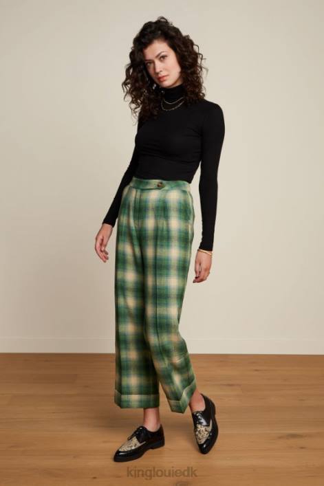 Kvinder rullekrave top uni rib King Louie sort beklædning 60B4103