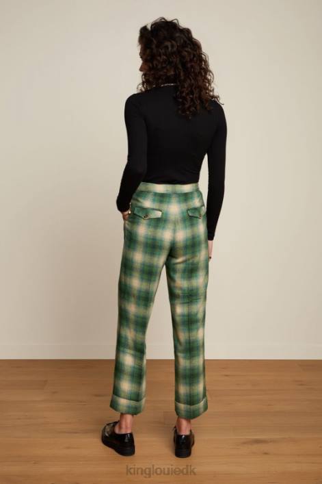 Kvinder rullekrave top uni rib King Louie sort beklædning 60B4103