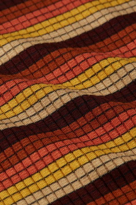 Kvinder skildpadde top vanna stribe King Louie mango appelsin beklædning 60B445