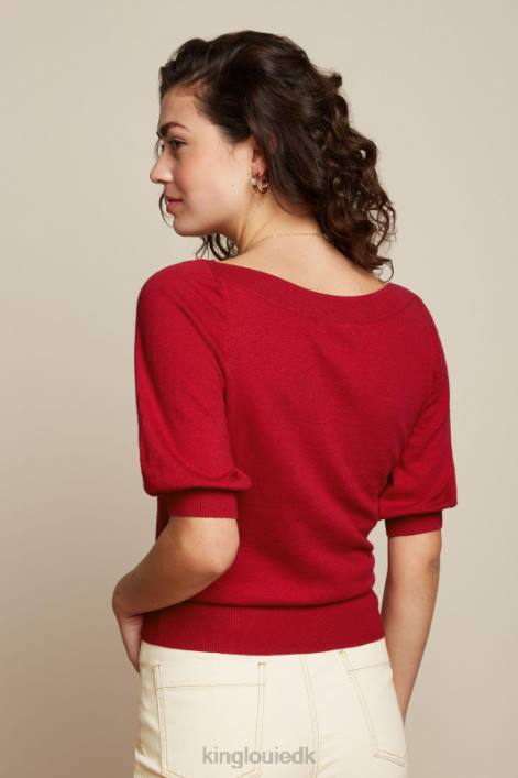 Kvinder vedbend top kokon King Louie rødt ikon beklædning 60B496