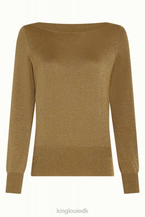 Kvinder vedbend top lapis King Louie gyldenbrun beklædning 60B469